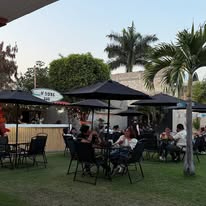 Vista del jardín en D' Luxe